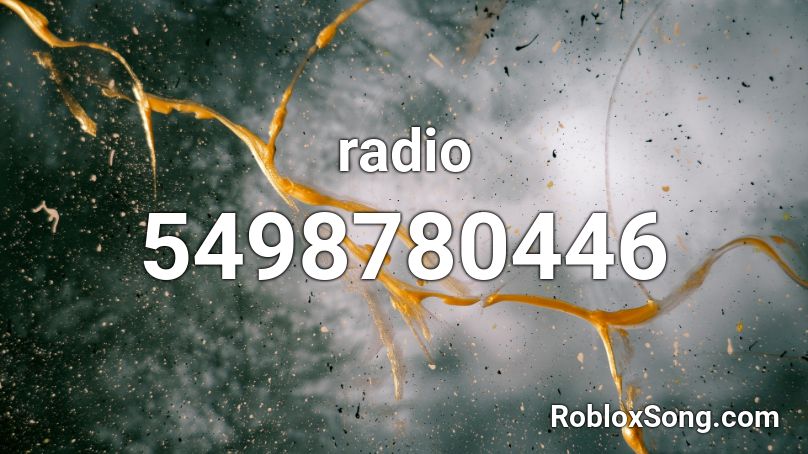 radio Roblox ID