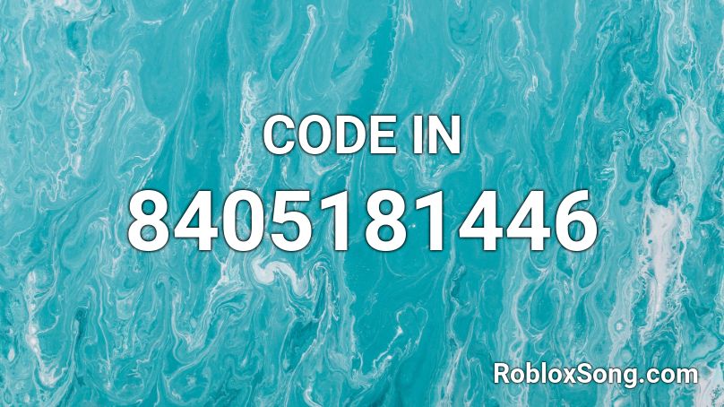 CODE IN Roblox ID