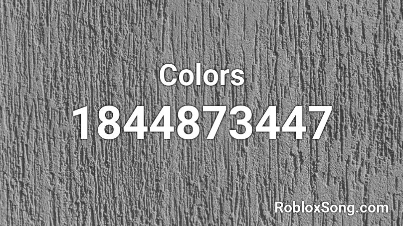 Colors Roblox ID