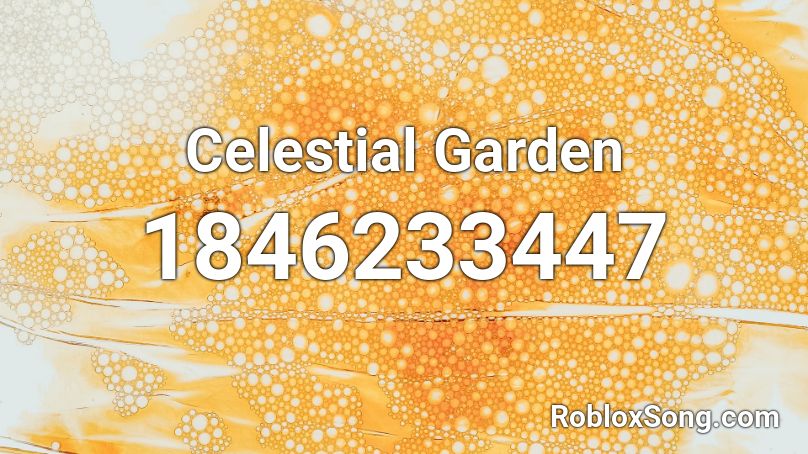 Celestial Garden Roblox ID