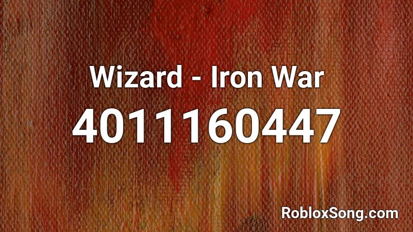 Wizard - Iron War Roblox ID