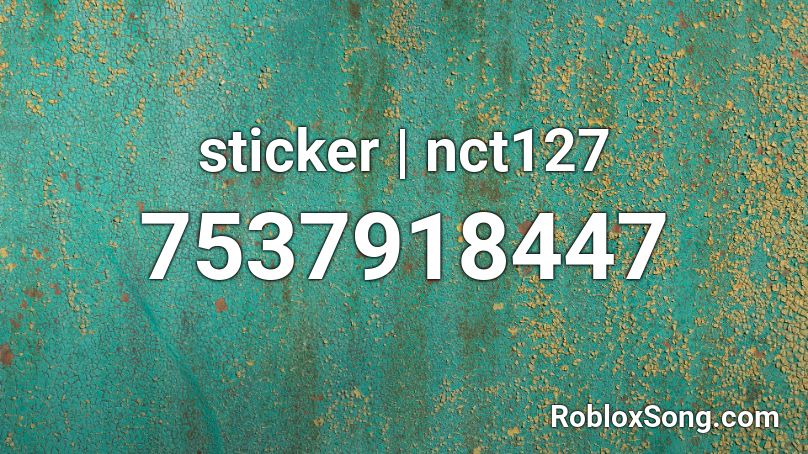 sticker | nct127 Roblox ID