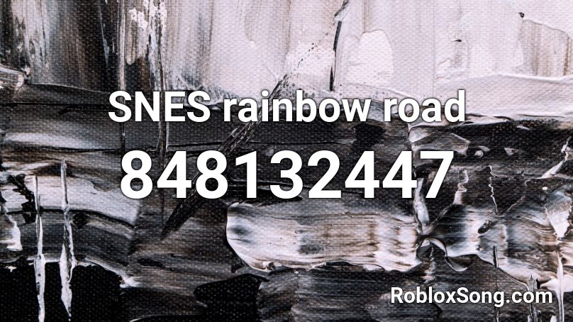 SNES rainbow road Roblox ID