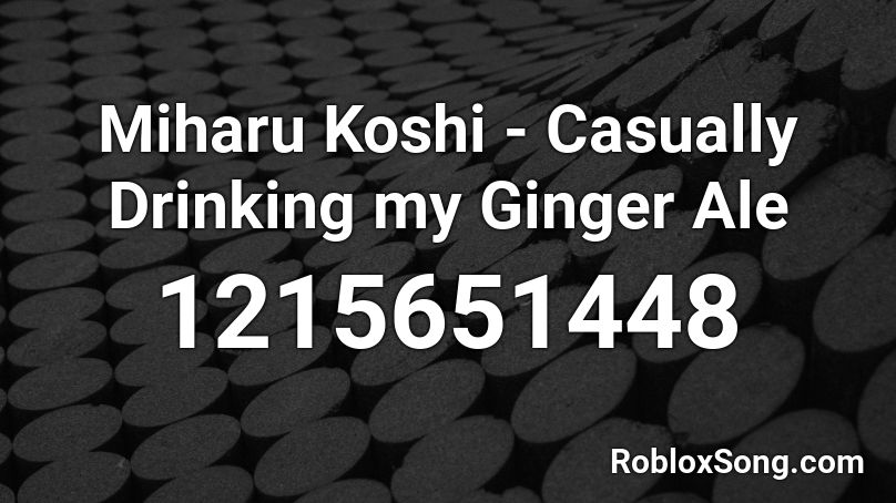 Ginger Ale Roblox ID