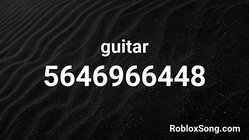 guitar Roblox ID