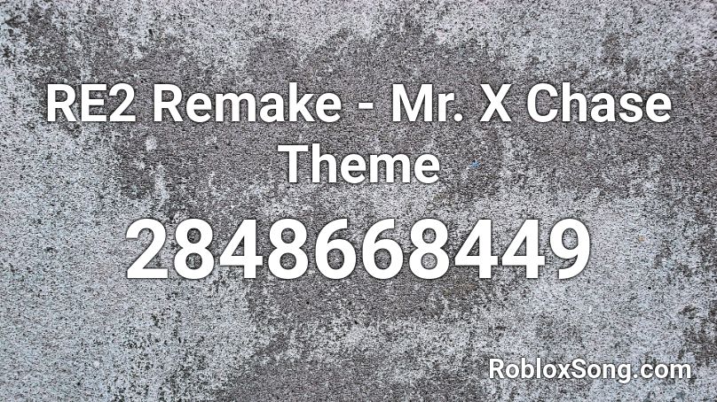 Re2 Remake Mr X Chase Theme Roblox Id Roblox Music Codes - roblox tough guy face