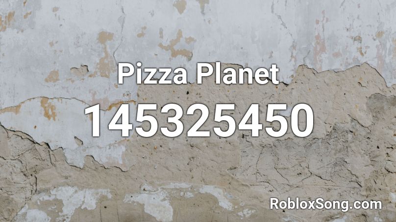 Pizza Planet Roblox ID