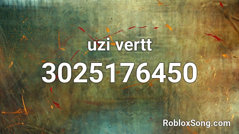 uzi vertt Roblox ID