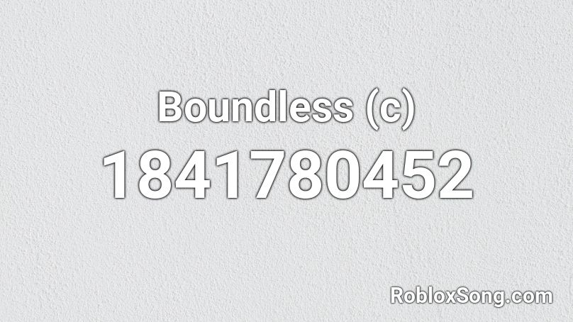 Boundless (c) Roblox ID