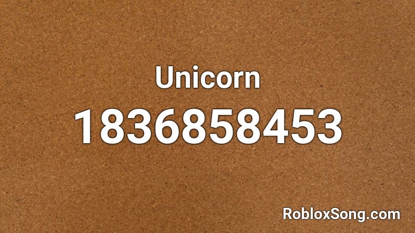 Unicorn Roblox ID