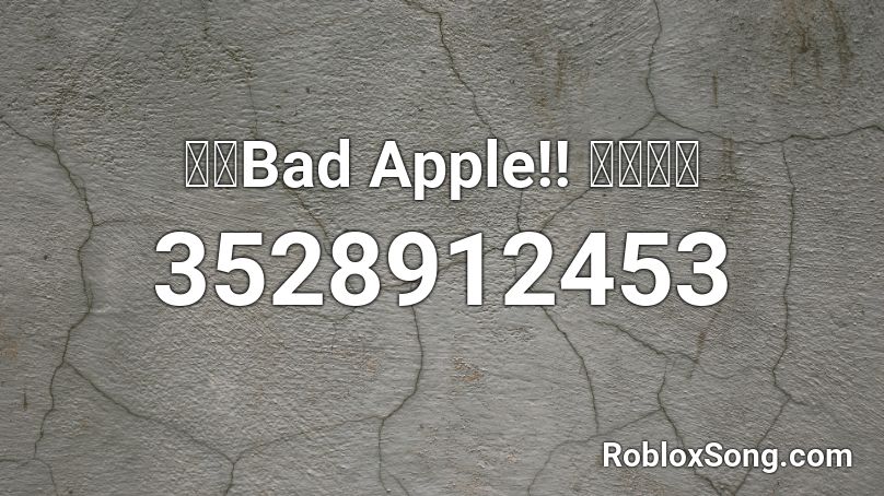 東方bad Apple ｐｖ影絵 Roblox Id Roblox Music Codes