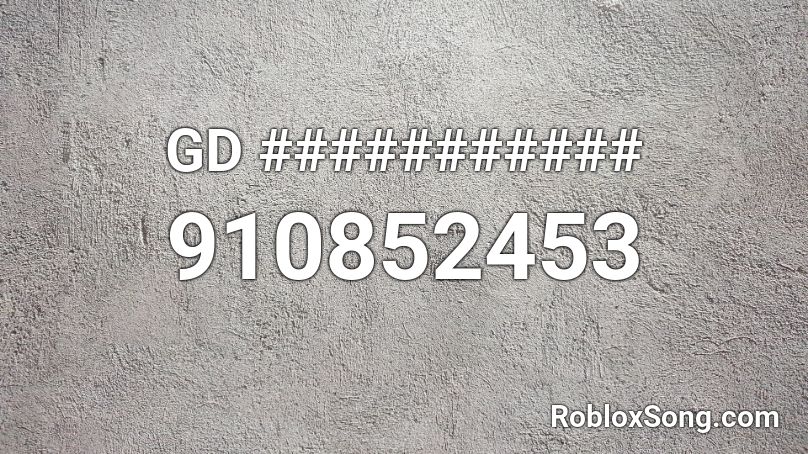 GD ########### Roblox ID