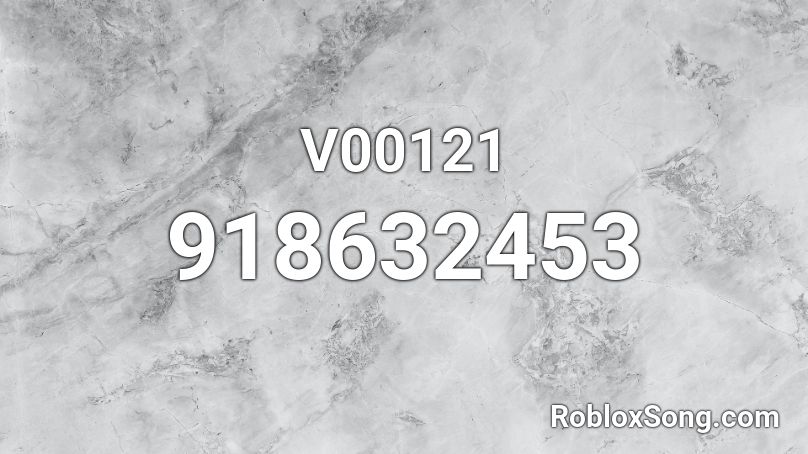 V00121 Roblox ID