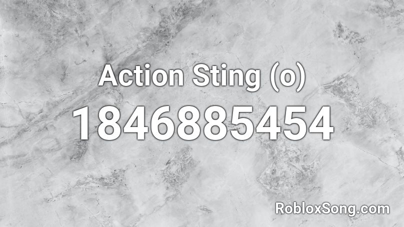 Action Sting (o) Roblox ID