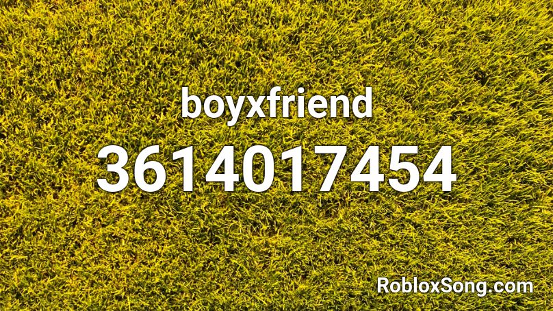 boyxfriend Roblox ID
