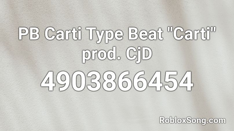 PB Carti Type Beat 