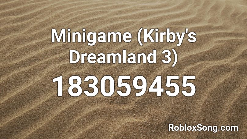 Minigame (Kirby's Dreamland 3) Roblox ID