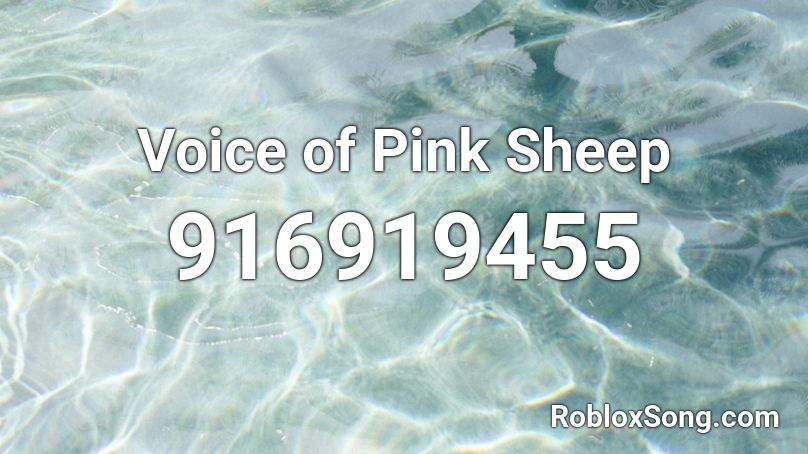 Voice of Pink Sheep Roblox ID