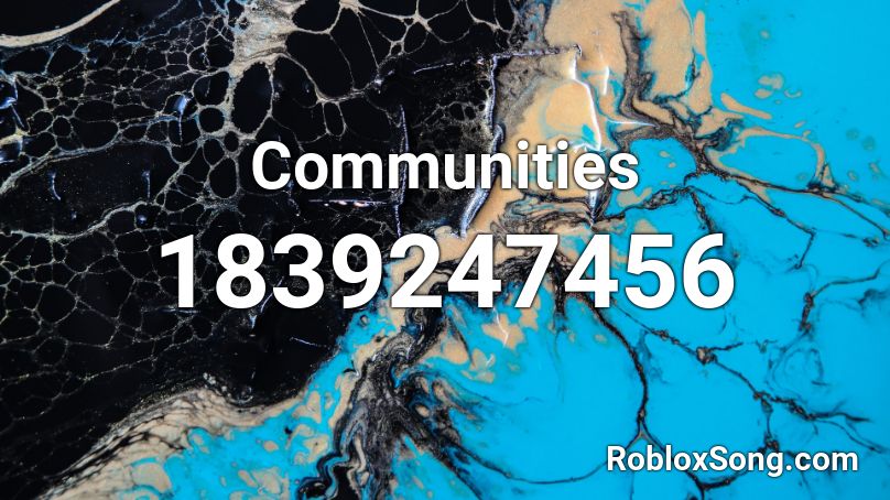 Communities Roblox ID