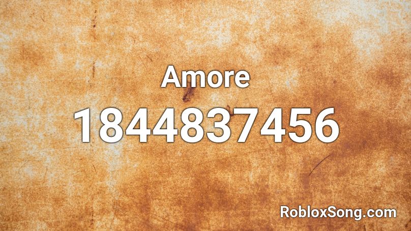 Amore Roblox ID