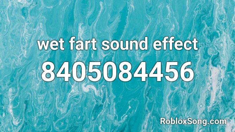 fart sound effect Roblox ID