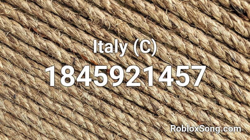 Italy (C) Roblox ID