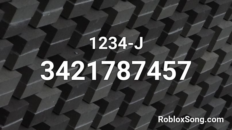 1234-J Roblox ID