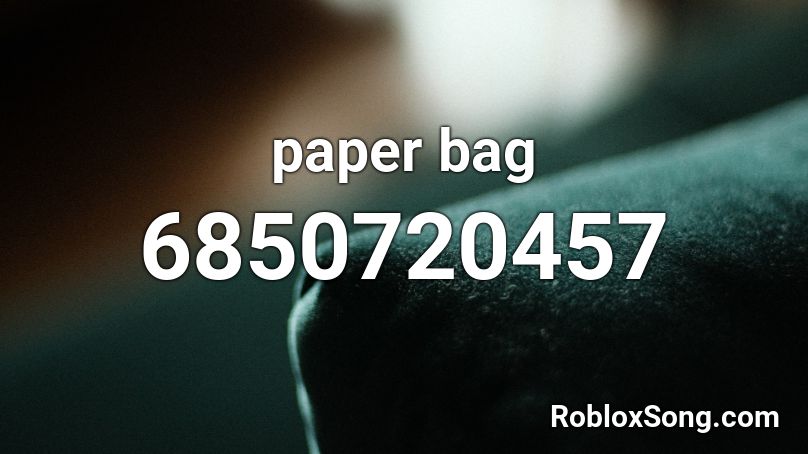 paper bag Roblox ID