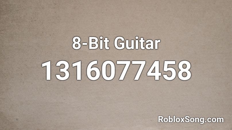 8-Bit Guitar Roblox ID