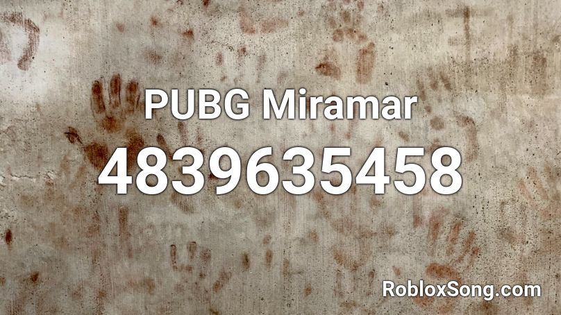 PUBG Miramar Roblox ID