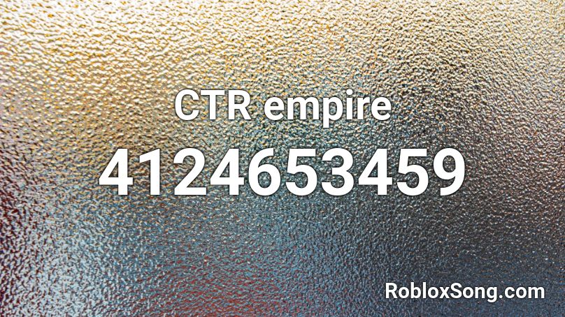 CTR empire Roblox ID