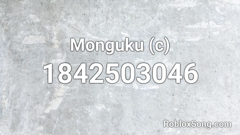 Monguku (c) Roblox ID