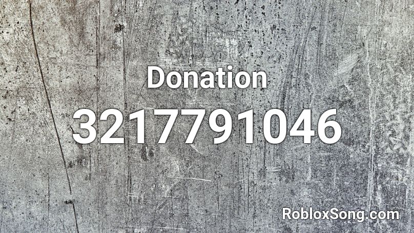 Donation Roblox ID