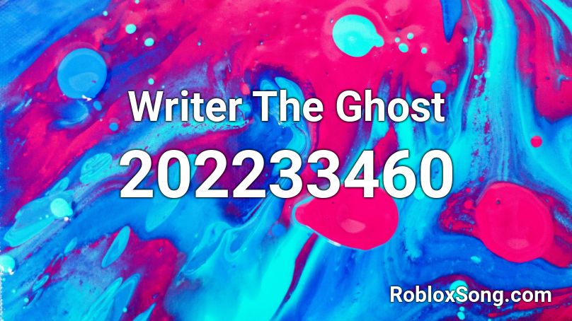 Writer The Ghost Roblox ID