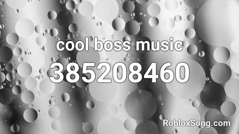 cool boss music Roblox ID