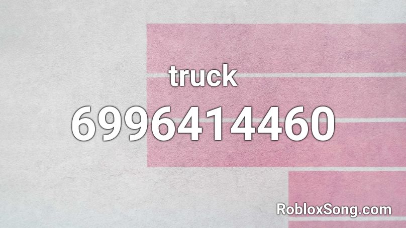 truck Roblox ID
