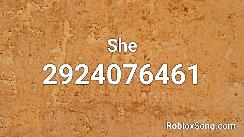 She Roblox ID