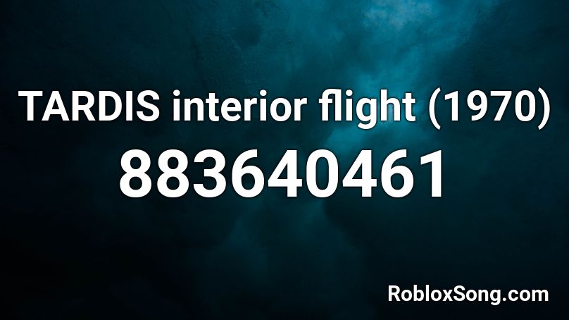 TARDIS interior flight (1970) Roblox ID