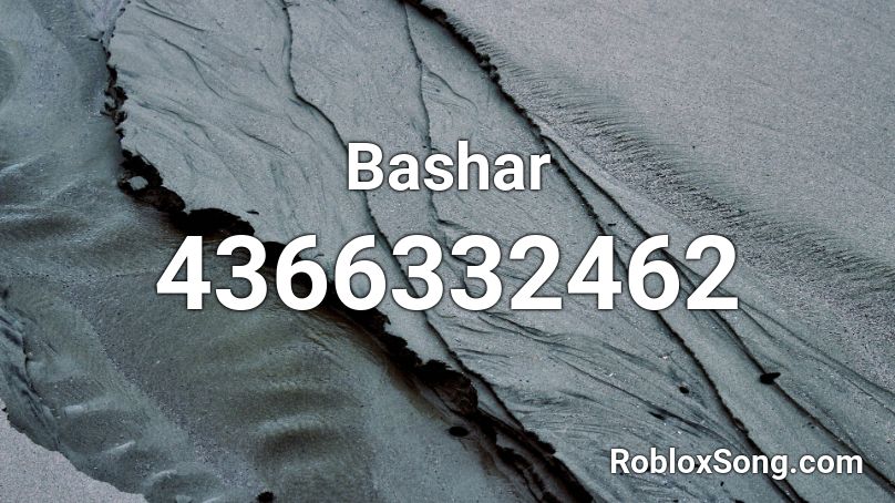 Bashar Roblox ID