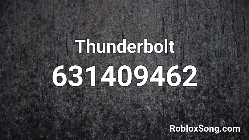 Thunderbolt Roblox ID