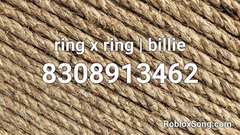 ring x ring | billie Roblox ID