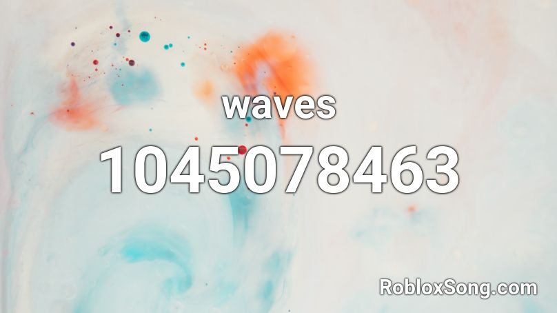 waves Roblox ID