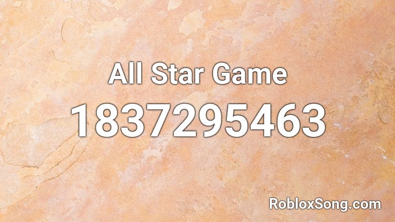 All Star Game Roblox ID