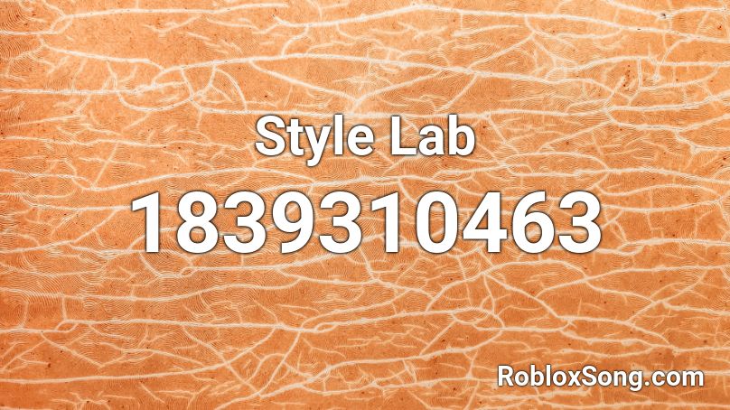 Style Lab Roblox ID