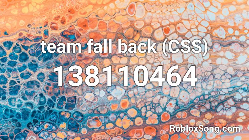 team fall back (CSS) Roblox ID