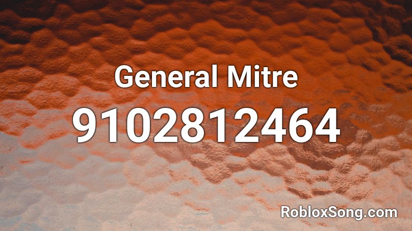 General Mitre Roblox ID