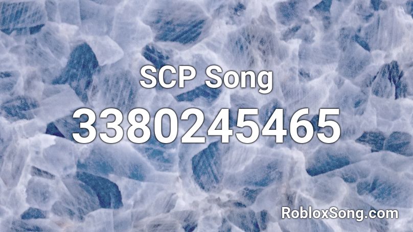 SCP Song Roblox ID