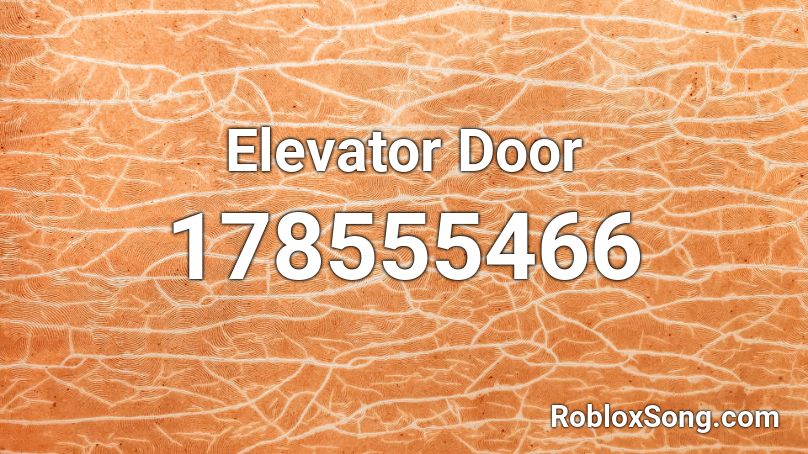 Elevator Door Roblox ID