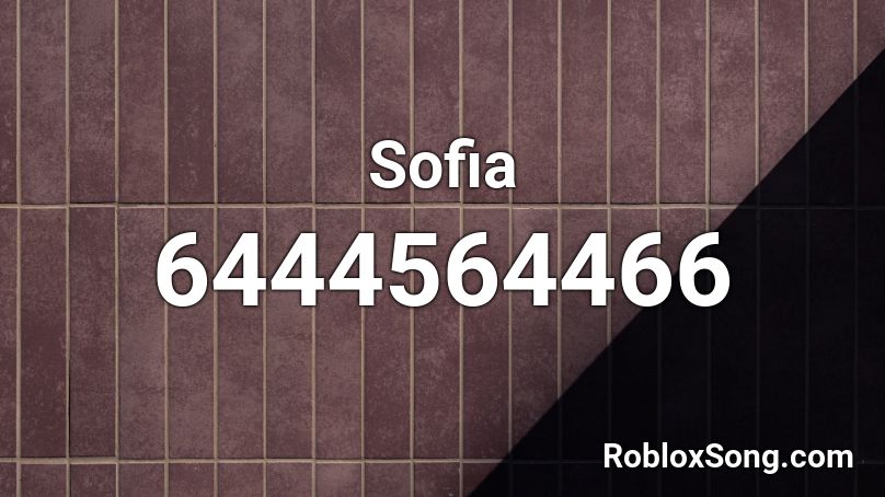 Sofia Roblox ID