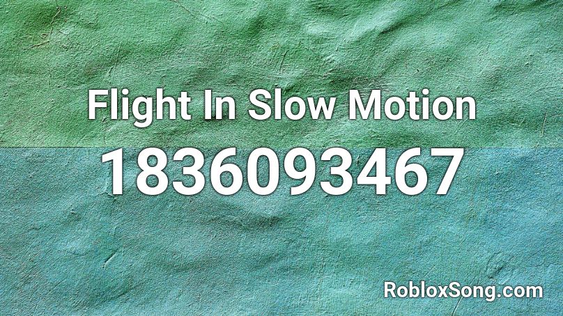 Flight In Slow Motion Roblox Id Roblox Music Codes - code for fly time lapse roblox